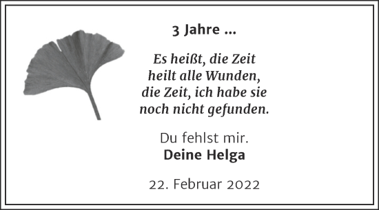 Traueranzeige von In Gedenken  von Mitteldeutsche Zeitung Halle/Saalkreis