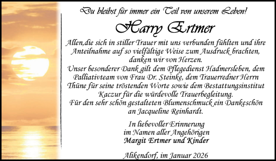 Traueranzeige von Cary Zrimer von Volksstimme Oschersleben/Wanzleben