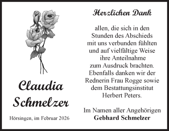 Traueranzeige von Gebhard Schmelzer von Volksstimme Haldensleben/Wolmirstedt